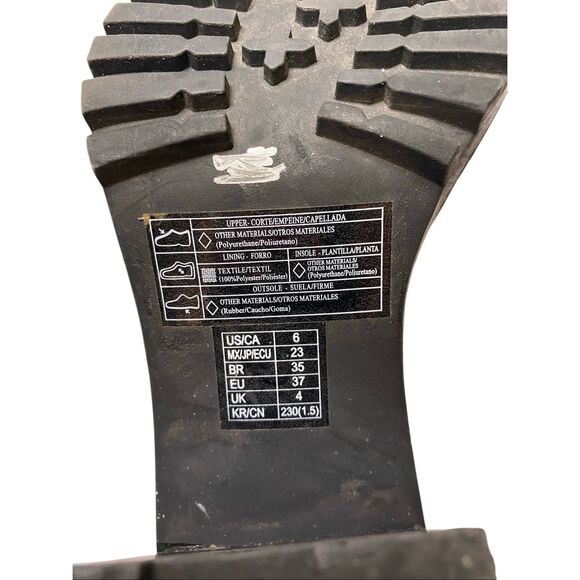 Forever 21 Womens 6 Brown Black Lace-Up High Heel Snakeskin Outdoor Ankle Boots - Picture 10 of 11